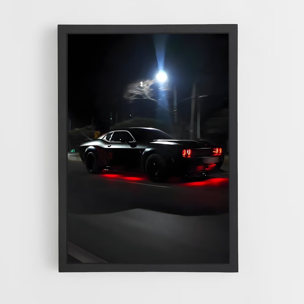 Poster Challenger srt – affiche Dodge (vue 2)